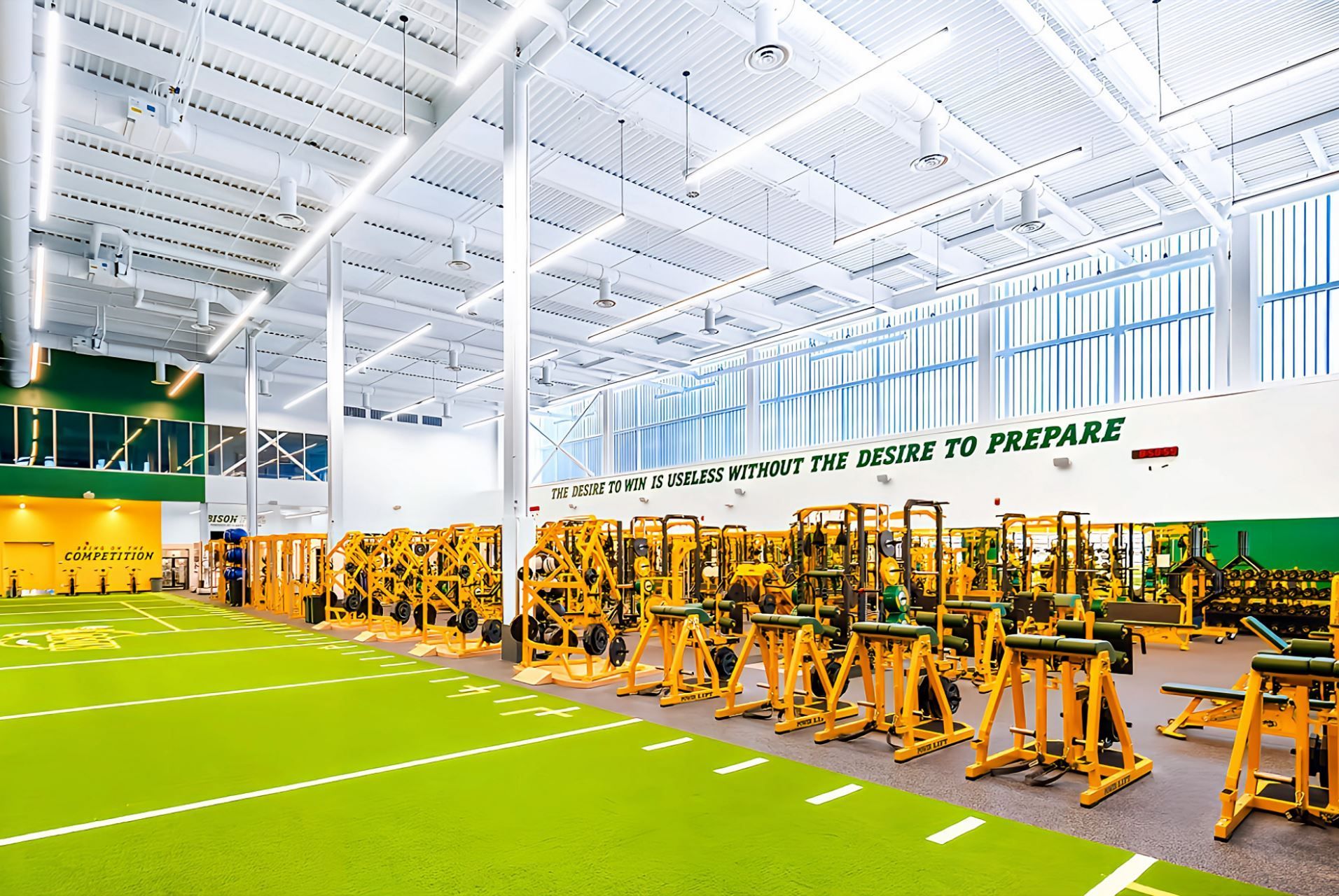 The Nodak Insurance Football Performance Complex serves as a state-of-the-art training facility for the North Dakota State University Bison, the newly crowned FCS National Champions. w l hall company 2