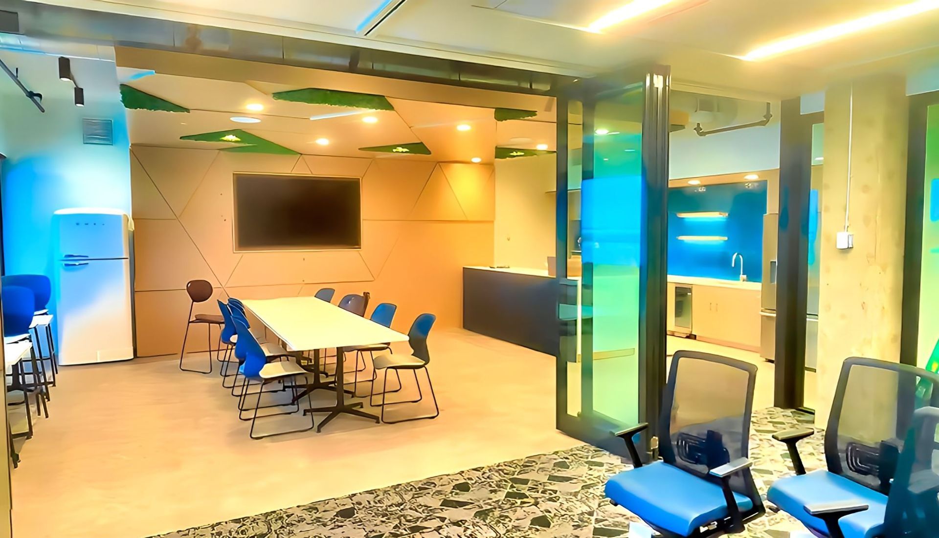 Privacy When Needed, Flexibility on Demand for EntreBank w l hall company modernfold acoust-clear acousti-seal space management 13