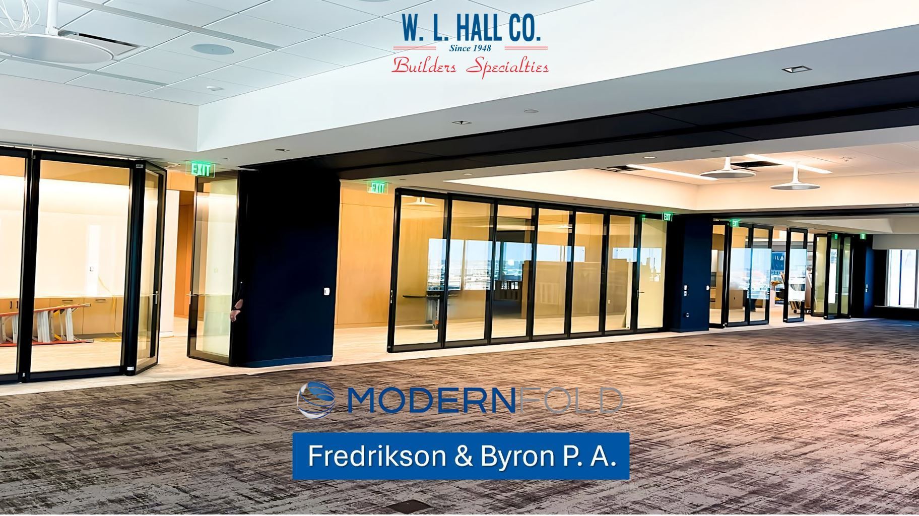 w. l. hall company premier exterior and exterior systems provider in the upper midwest modernfold fred law