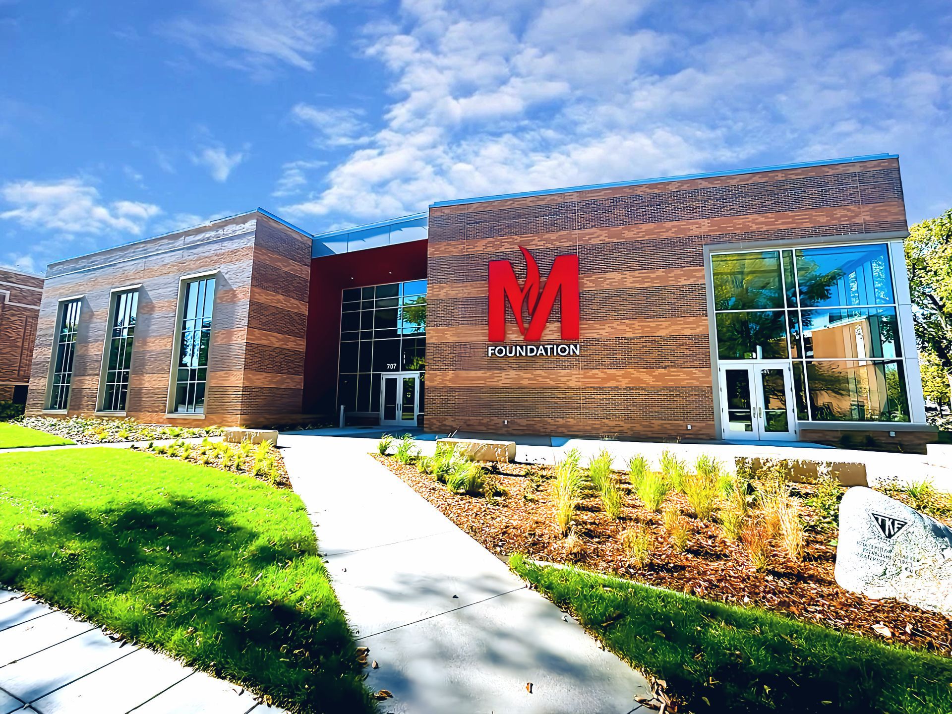 Minnesota State University - Moorhead Christianson Alumni Center w l hall company glass and glazing 3