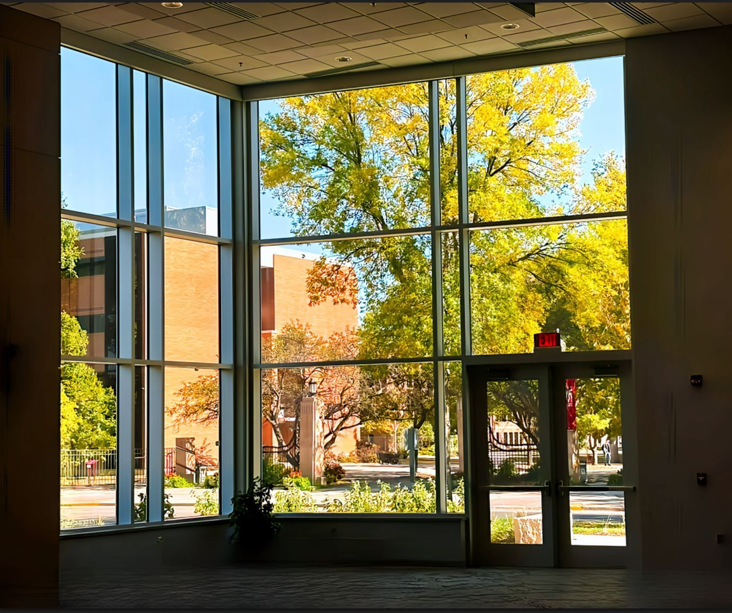 Minnesota State University - Moorhead Christianson Alumni Center w l hall glass and glazing 8