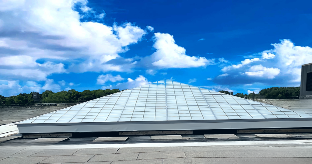  Kimberly-Clark Corporation Corporate Office Building (Irving, WI) Structures Unlimited/Kalwall Pyramid Skylight Replacement for Existing Skylight w l hall company 1