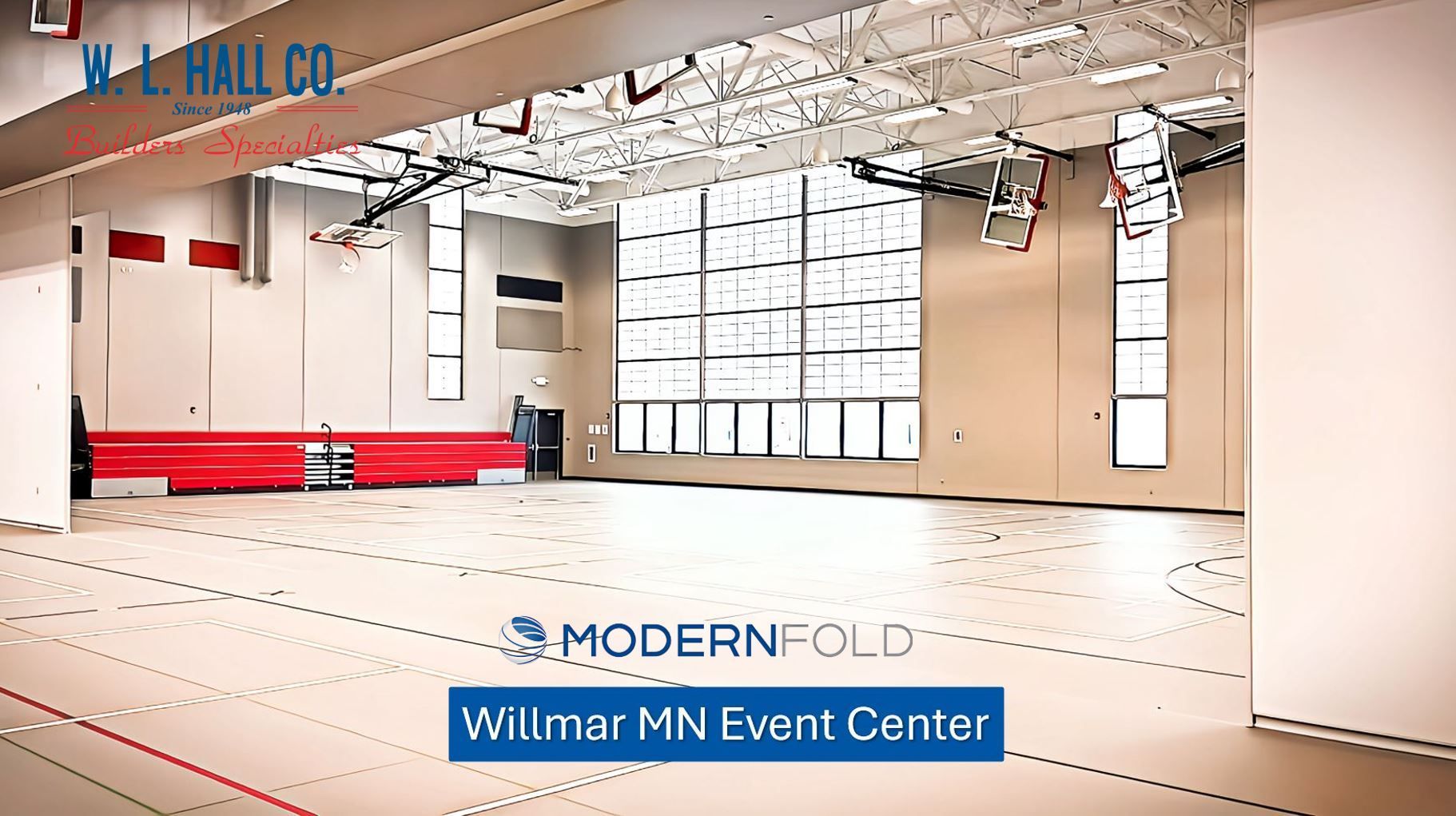 w. l. hall company premier exterior and exterior systems provider in the upper midwest modernfold willmar event center
