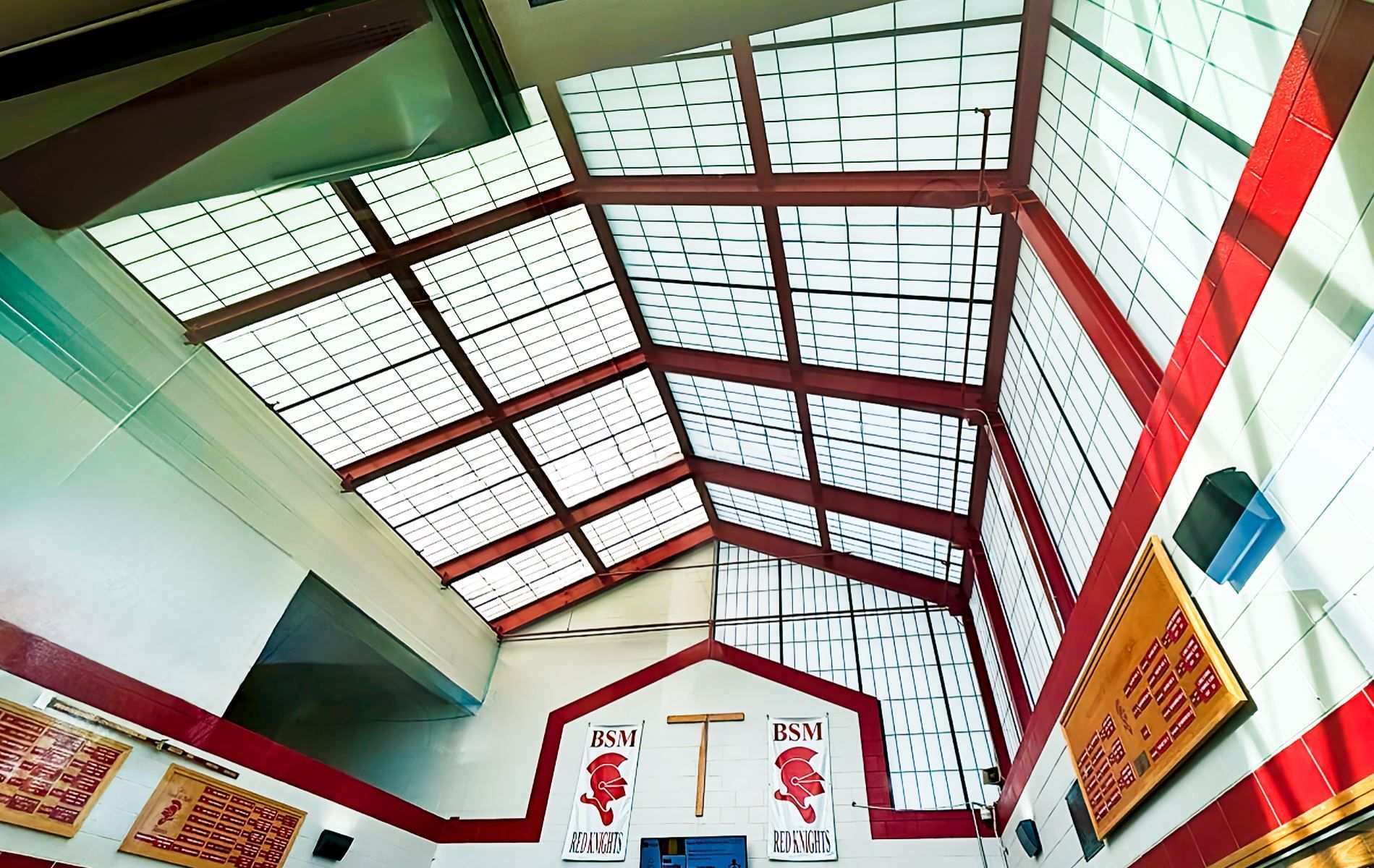 w l hall company Benilde - St. Margaret's (St. Louis Park, MN) Kalwall Translucent Panel Replacement Project 2