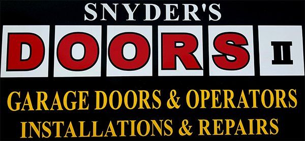 Snyder's Doors II Garage Doors & Operators Installations & Repairs logo