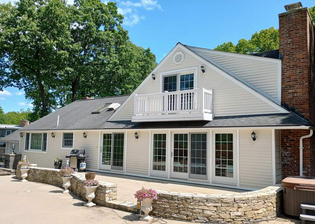 After exterior Residential work completed