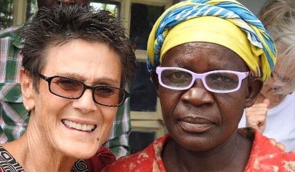 Nidia Walkup with a local