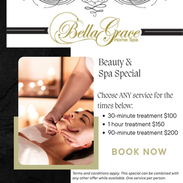 Bella grace home spa offers a summer special