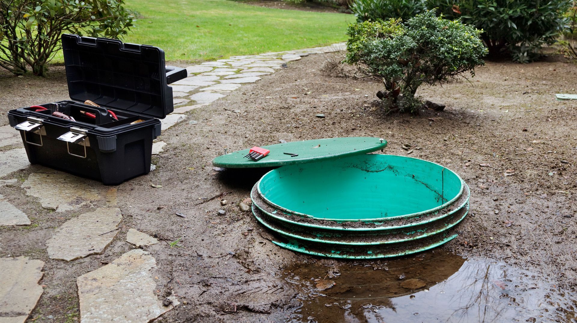 Septic system repair