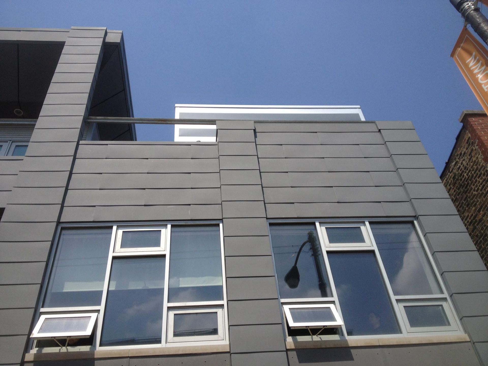 Zinc and Prefinished siding project