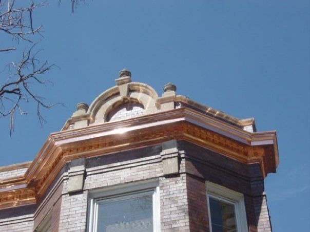 Landmark Status Replacement of Copper Cornice