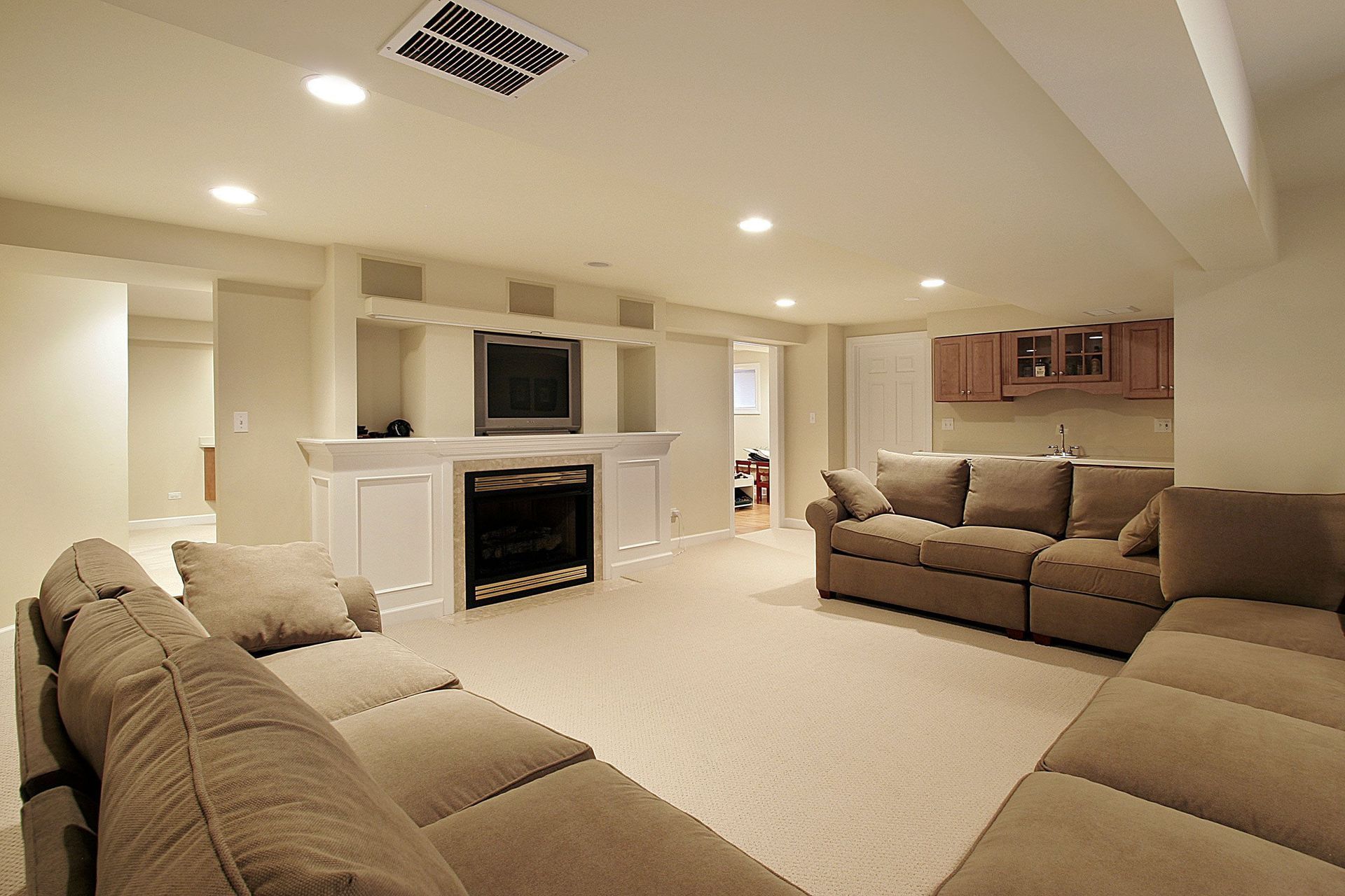 local basement renovation