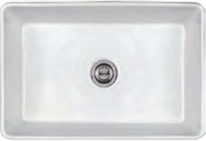 Fireclay Single Bowl Farmhouse Kitchen Sink