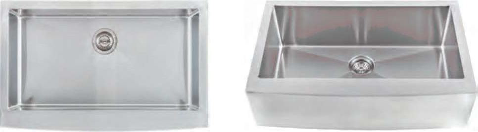 16G Single Bowl Farmhouse Kitchen Sink