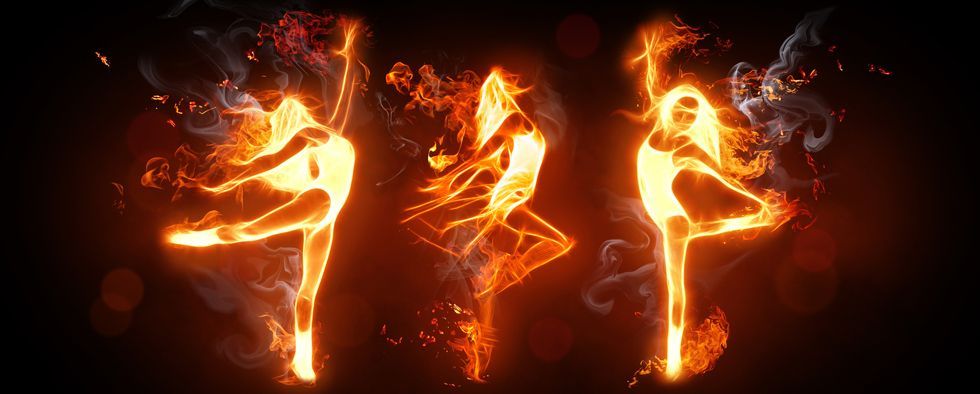 Dancing fire