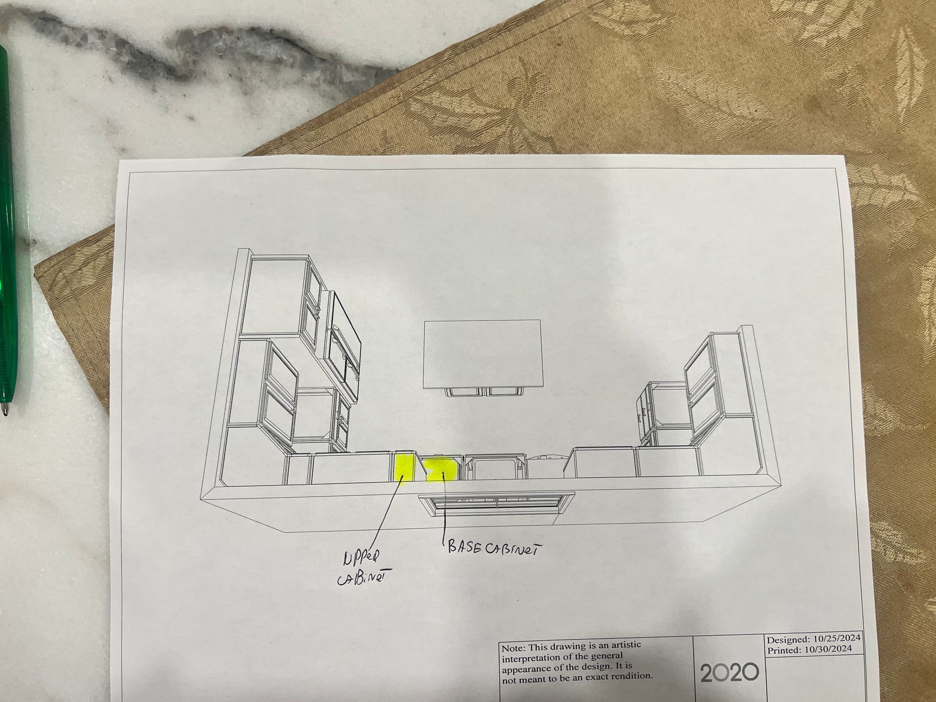 Diagram of a room with furniture layout. Marked are the sofa, TV, and table with dimensions.