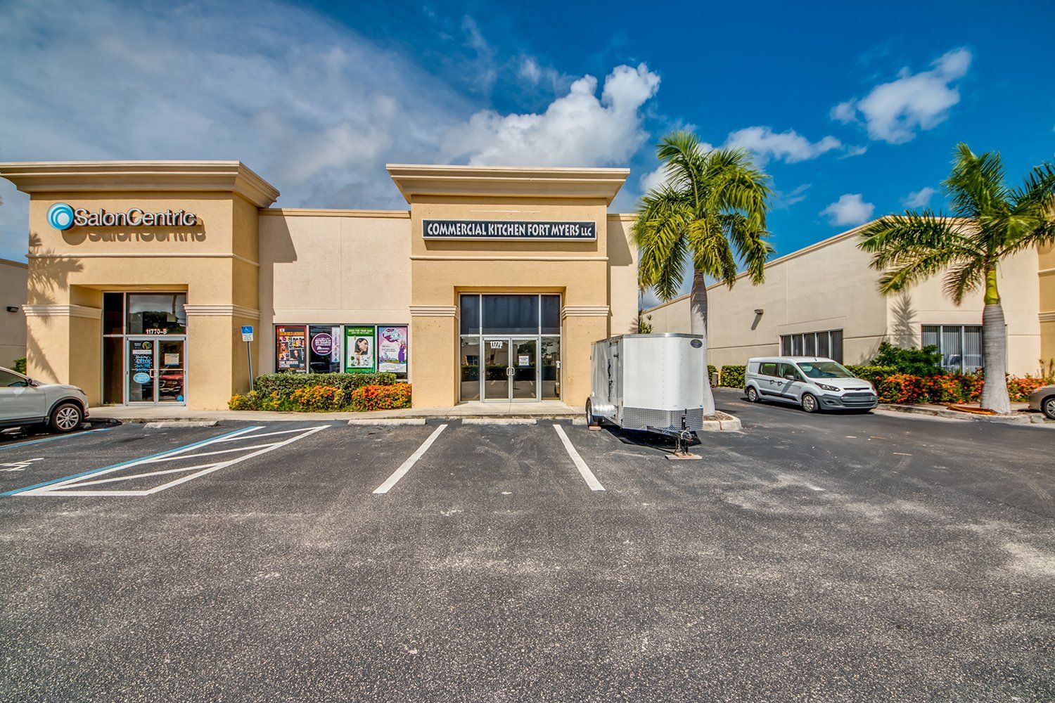 Front of commercial kitchen