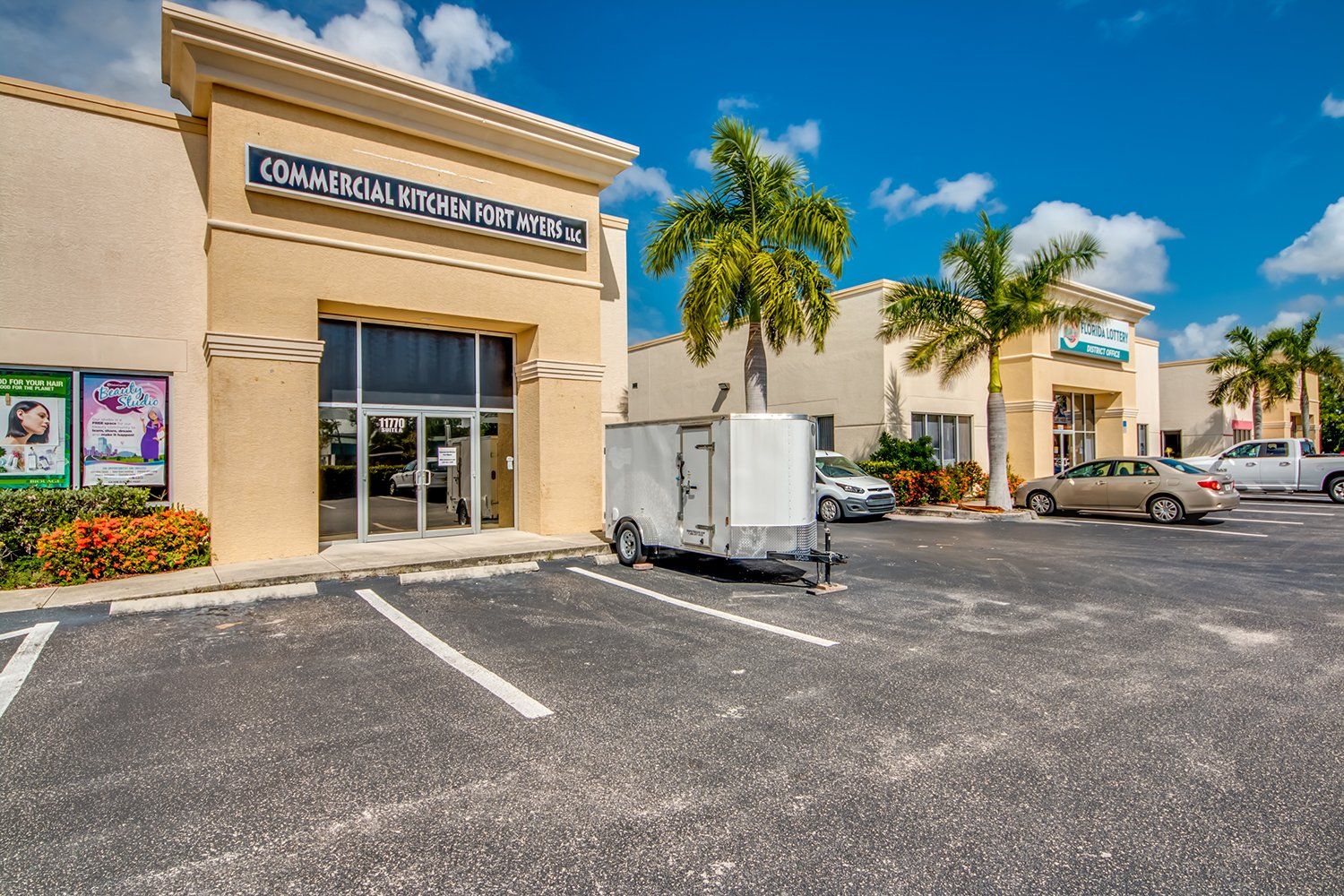 Front of commercial kitchen