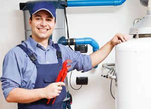 Repairing water softener machine