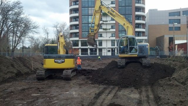 Excavation work
