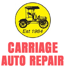 Carriage auto repair logo