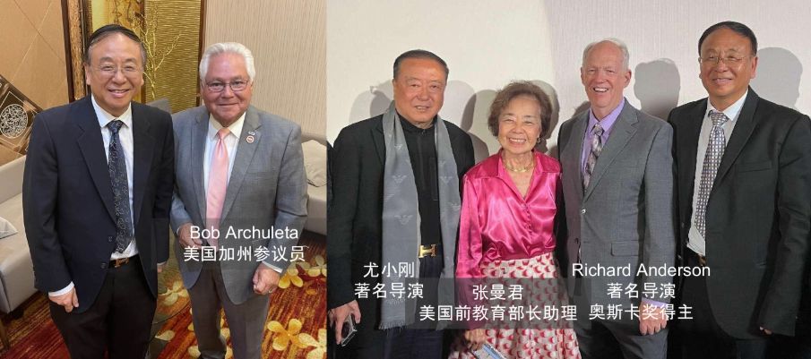 A group of people in suits and ties are posing for a picture.