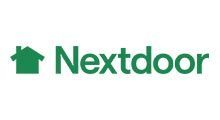 Nextdoor logo in green with a house icon