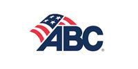 ABC logo with a blue star and red striped arc above the letters