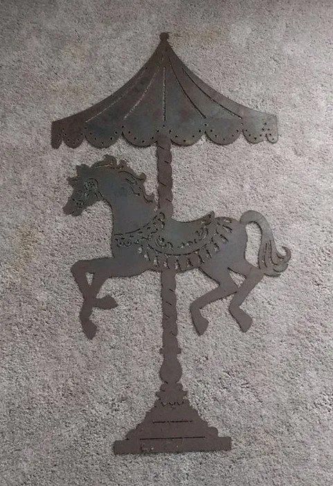 Metal carousel design