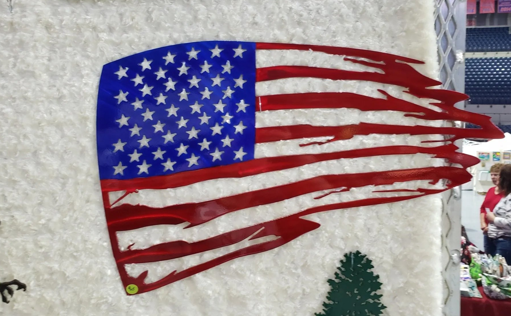 Tattered flag