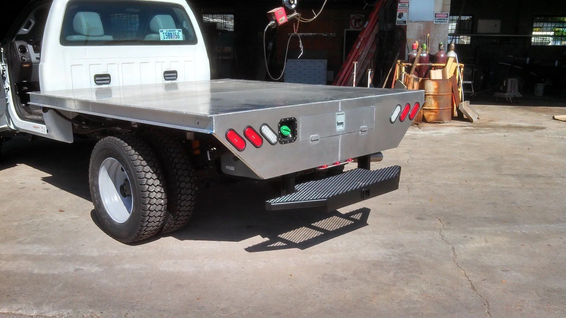 Truck body and bumpers