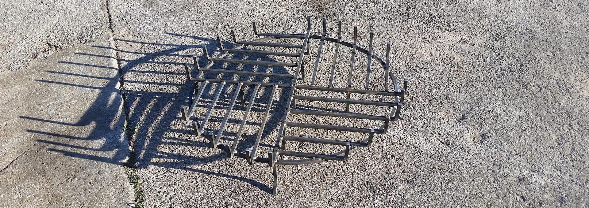 Fire pit grates