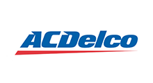 ACDelco logo in blue text with a red and blue underscore.