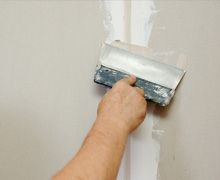 Plaster and drywall repairs