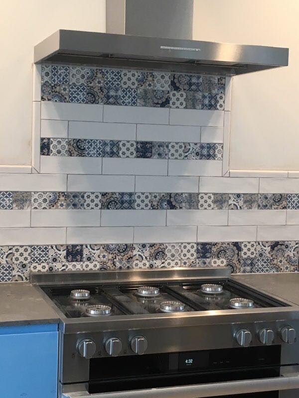 kitchen tiled wall