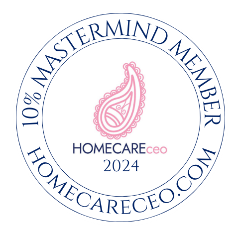 A mastermind member logo for homecare ceo 2024