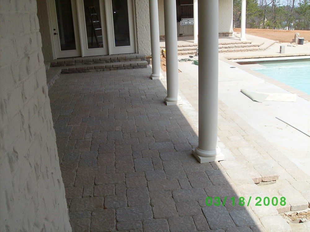 A photo of a patio taken on january 18 2008