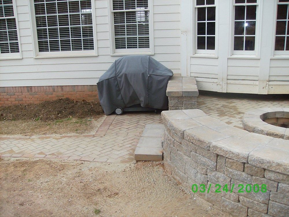 A photo taken on 03/26/2009 shows a grill in front of a house