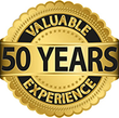 50 Years Valuable Experience - Logo