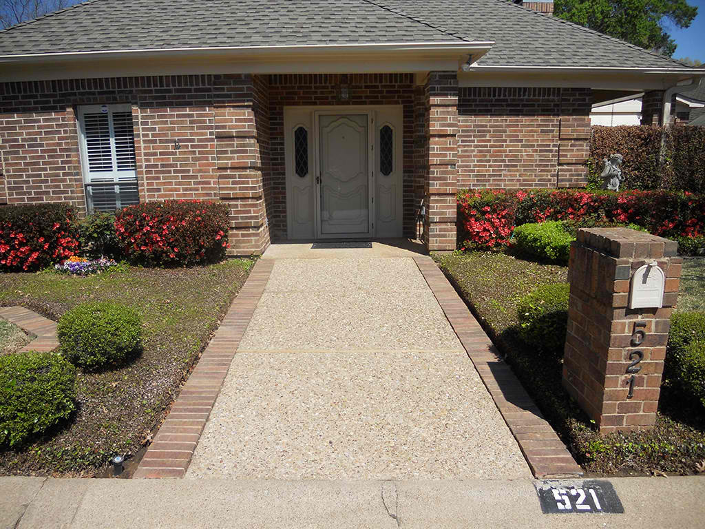 Pressure washing after