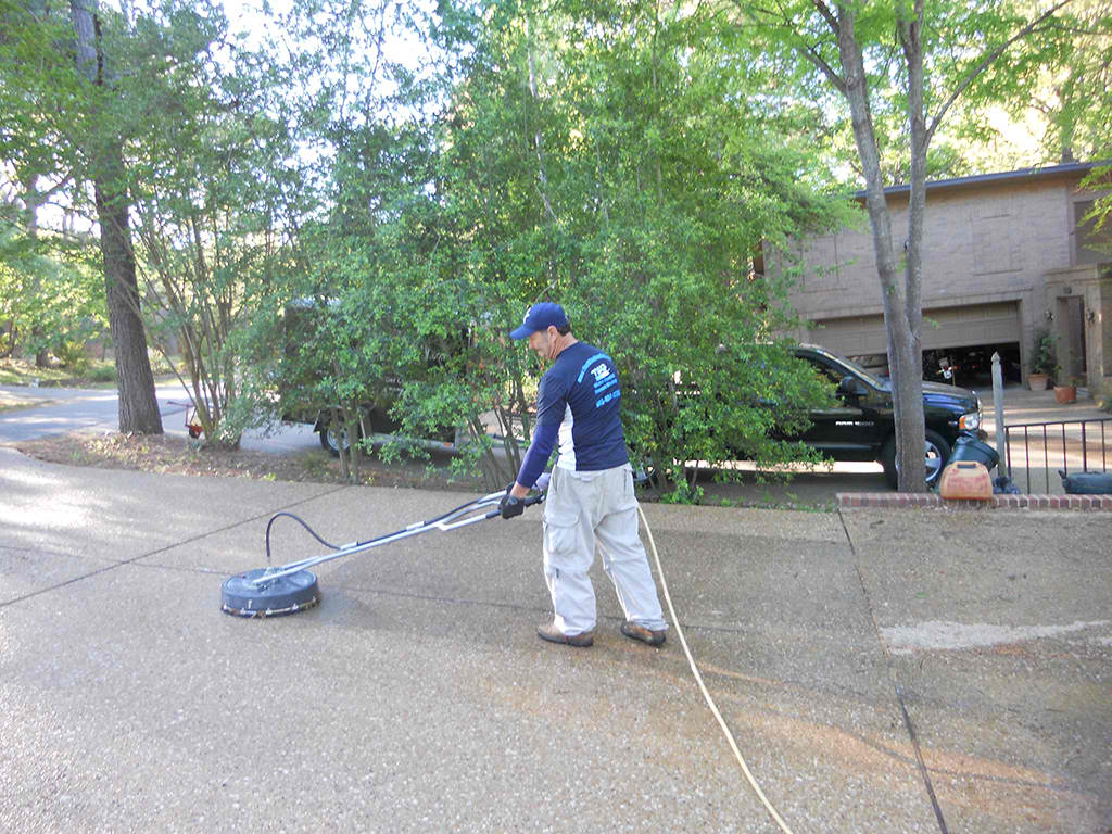 Pressure washing