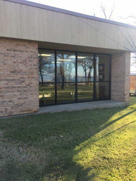Commercial window installation