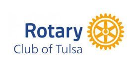 Logo for Rotary Club of Tulsa: Blue 