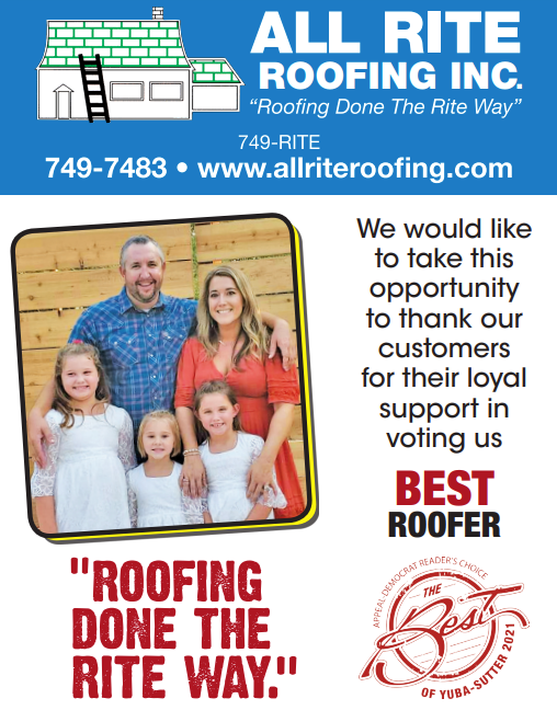 All Rite Roofing Inc. Roofing Services Yuba City, CA
