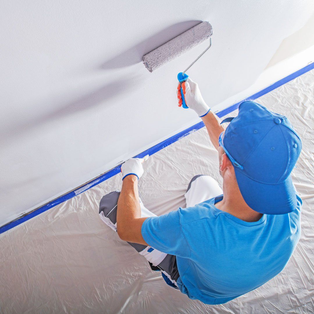 crew painting the wall