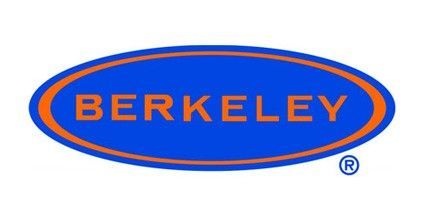 Berkeley logo: blue oval with orange border, orange 