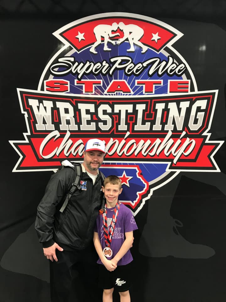 in a wrestling event