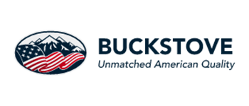 A logo for buckstove unmatched american quality