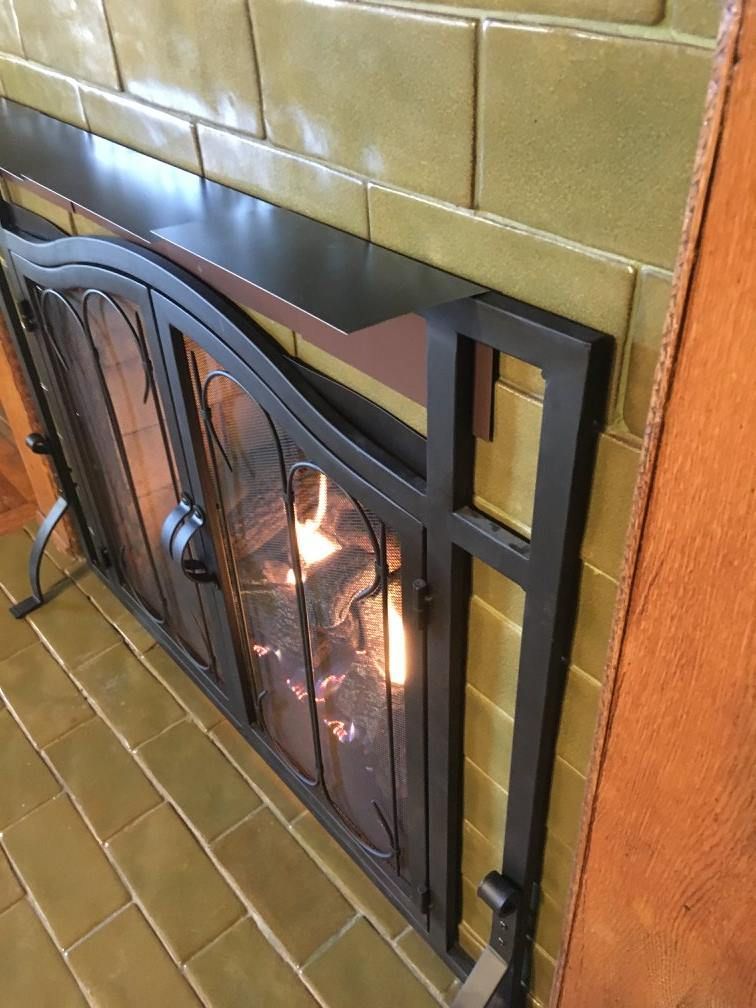 A new fireplace