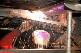 Auto exhaust welding